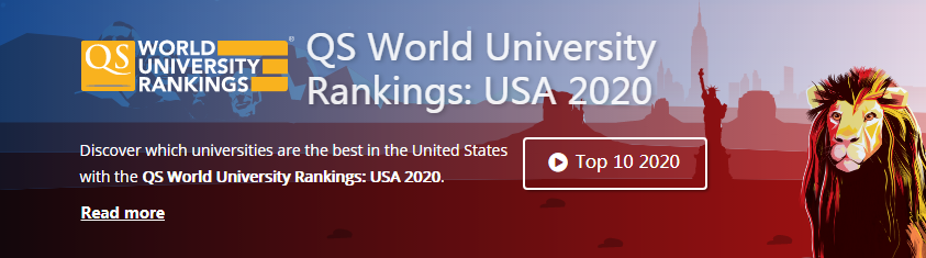 QS发布2020美国大学排名！