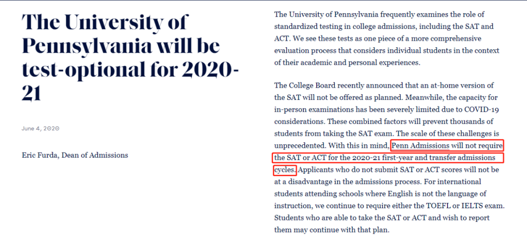 宾大、康奈尔取消 SAT硬性要求 宾大、康奈尔取消 SAT硬性要求