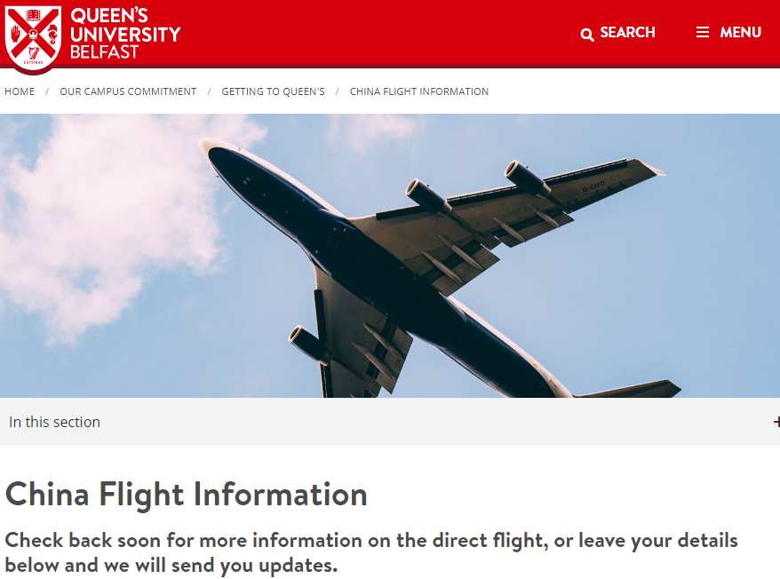 英国女王大学派专机来接留学生?! 英国女王大学派专机来接留学生?!