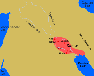 苏美尔城邦地图图片