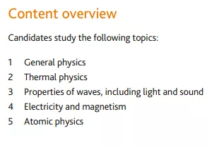 IGCSE物理与A-level物理有哪些不同？