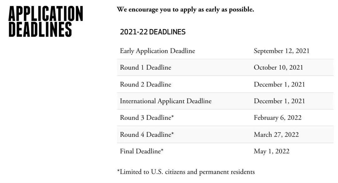 部分美国热门学校专业即将迎来截止日