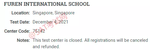香港、新加坡部分SAT考点12月考试又双叒叕被取消了...