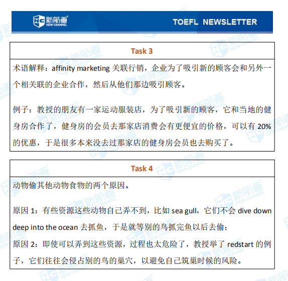 托福考试回忆