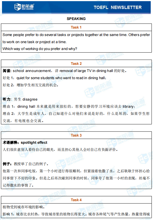 托福考试回忆