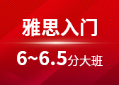 雅思入门6-6.5分大班