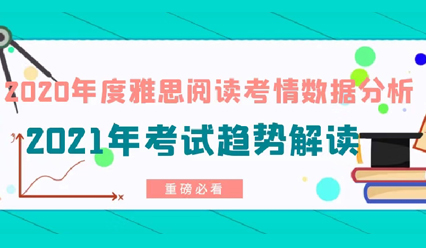 重磅！2020年度雅思阅读考情数据分析，及2021年考试趋势解读！