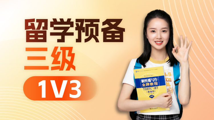 留学预备英语课程三级班1V3